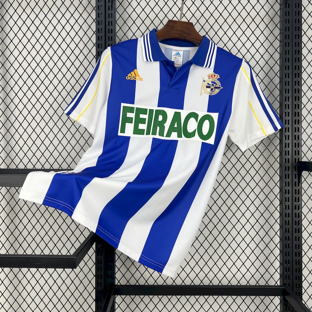 Camisa Home Retro Deportivo La Coruña 1999/00