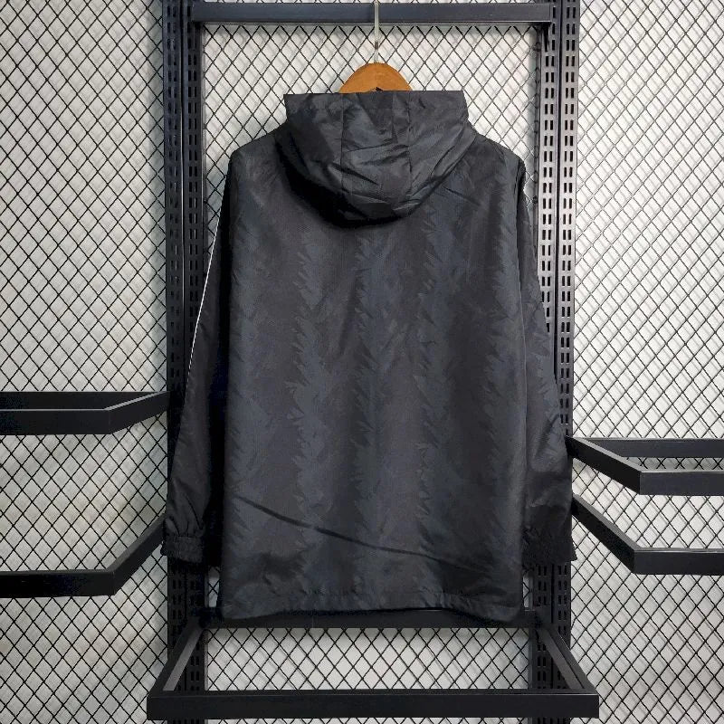 Jaqueta Corta-vento Preta Juventus 2023-24