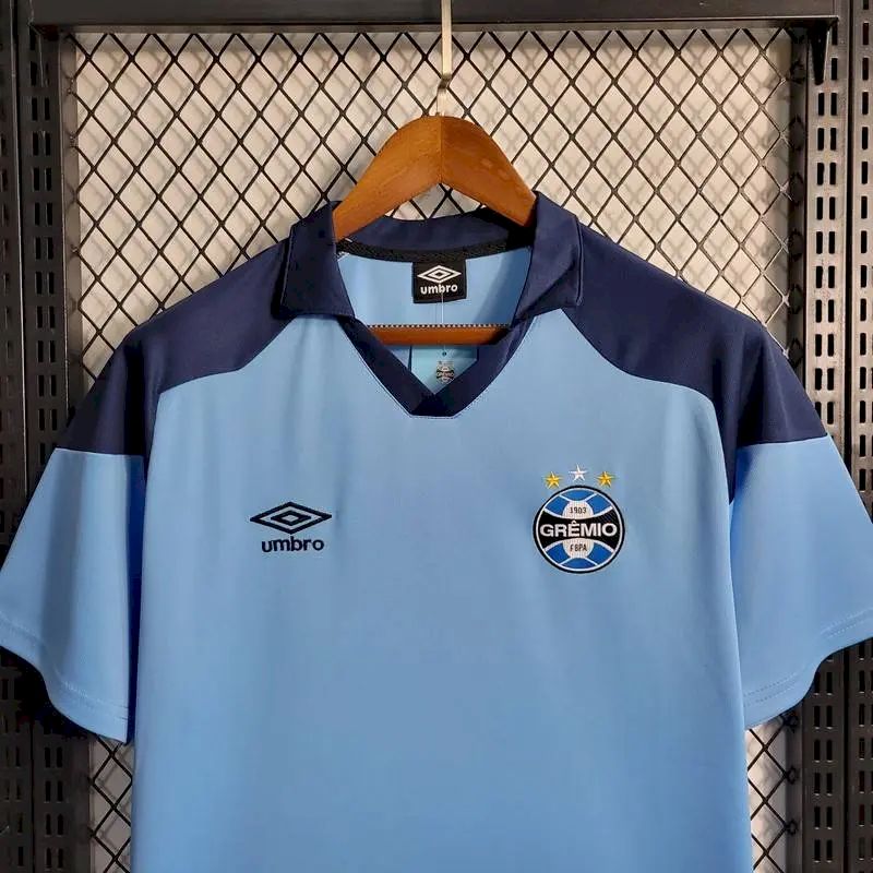Camisa Pré-Jogo do Grêmio 2023/24 Azul