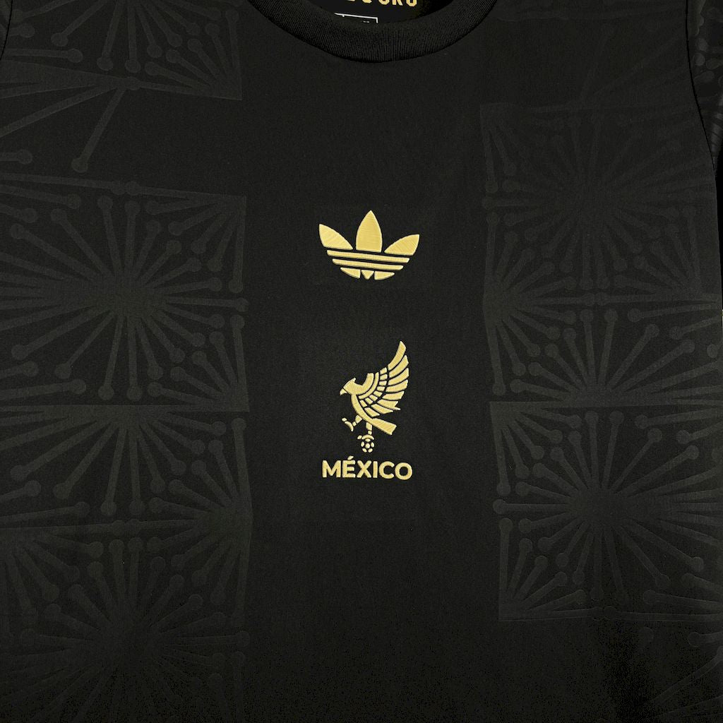 Mexico 2025/26 Gold- Black Womens Jersey