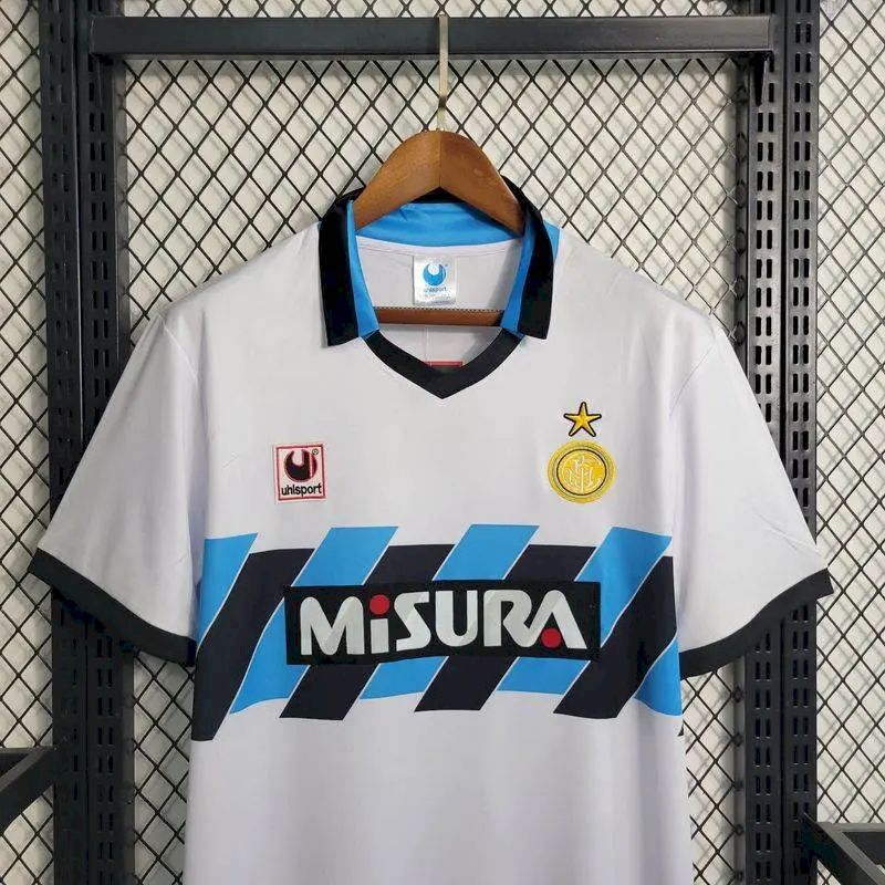 Camisa retrô reserva do Inter de Milão 1990/91