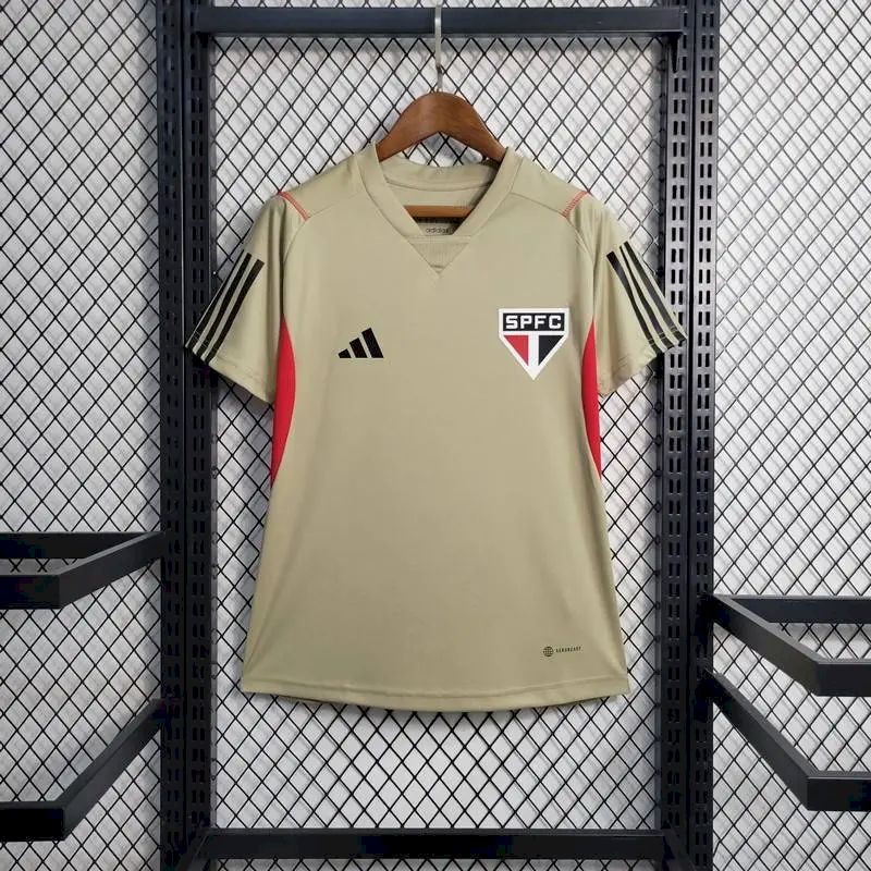 Camisa feminina do treino pré-jogo do São Paulo 2023/24