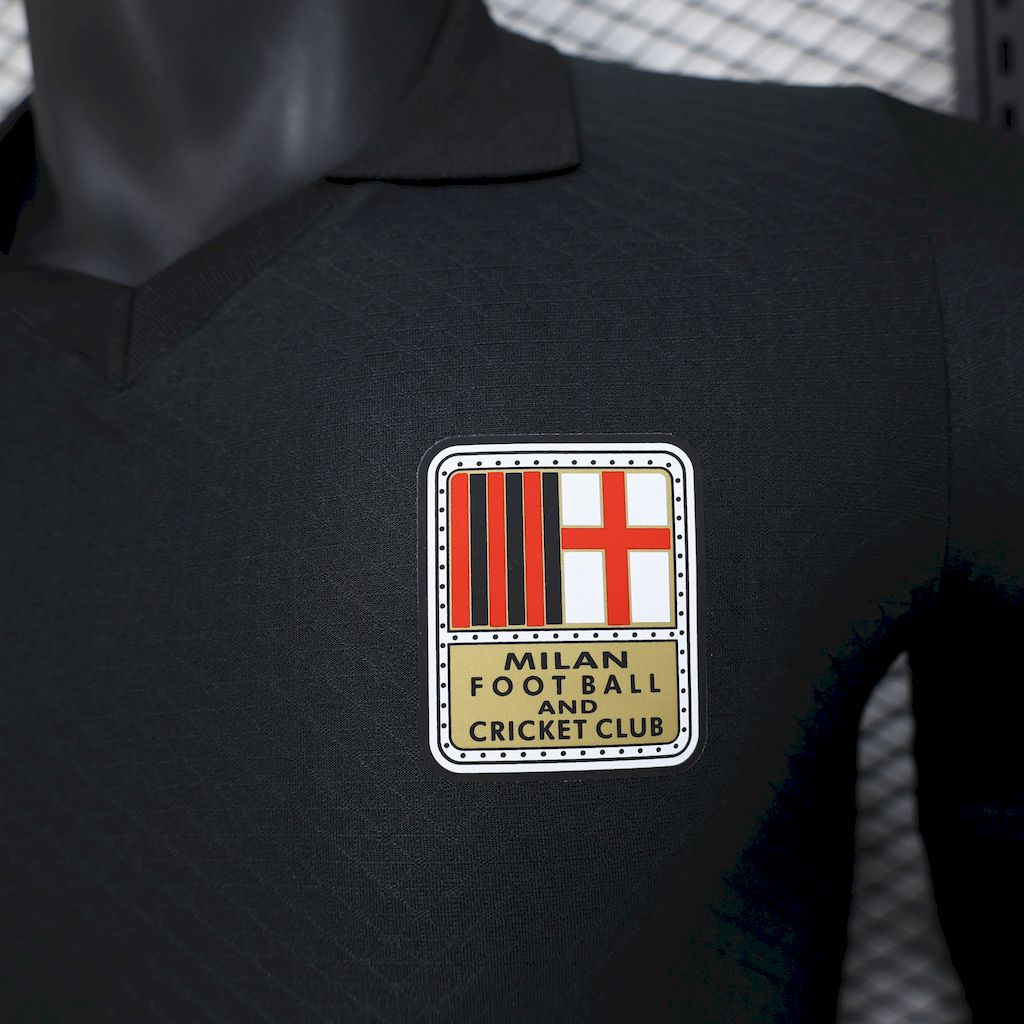 Ac Milan 2024/25 125Th Black Goalkeeper Retro Long Sleeves Jersey Player Version