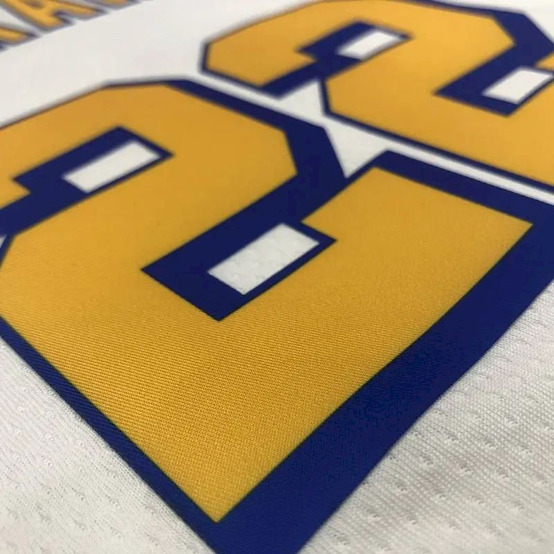 Camisa Andrew Wiggins Masculina Branca Versão Jogador – Edição Clássica de São Francisco