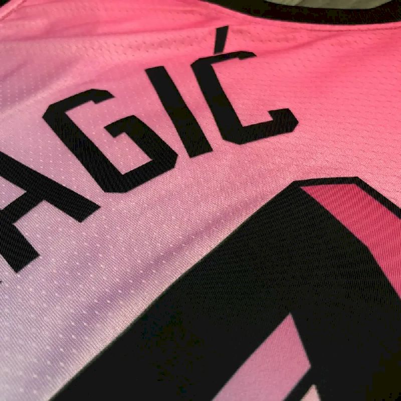 Men’s Goran Dragic 2020-21 Pink Swingman Player Version Jersey – City Edition
