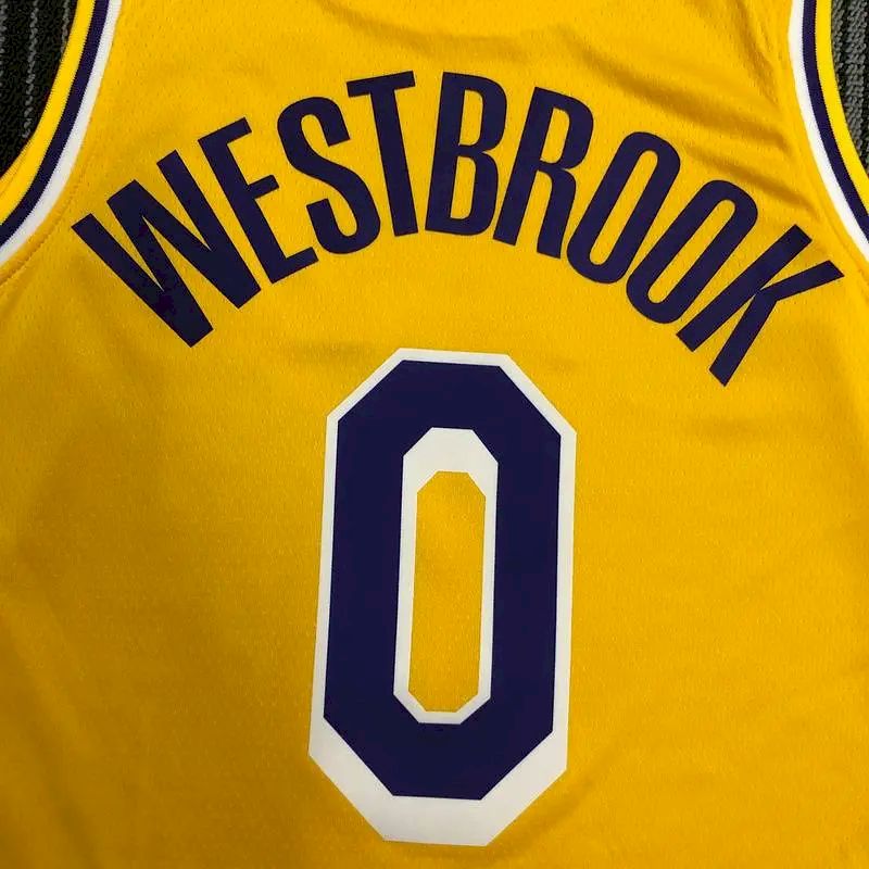 Russell Westbrook Men’s Yellow Swingman Team Jersey – Icon Edition