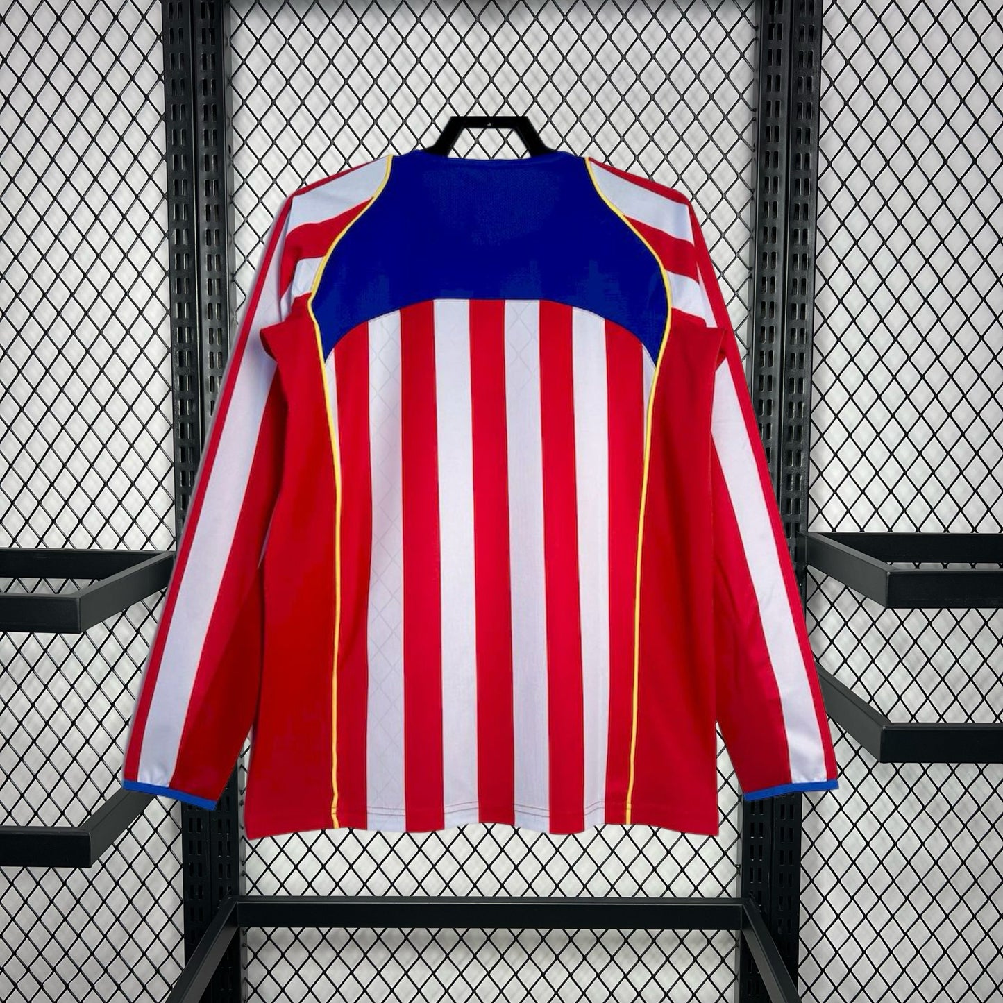 Atletico Madrid 2004/05 Home Long Sleeve Retro Jersey