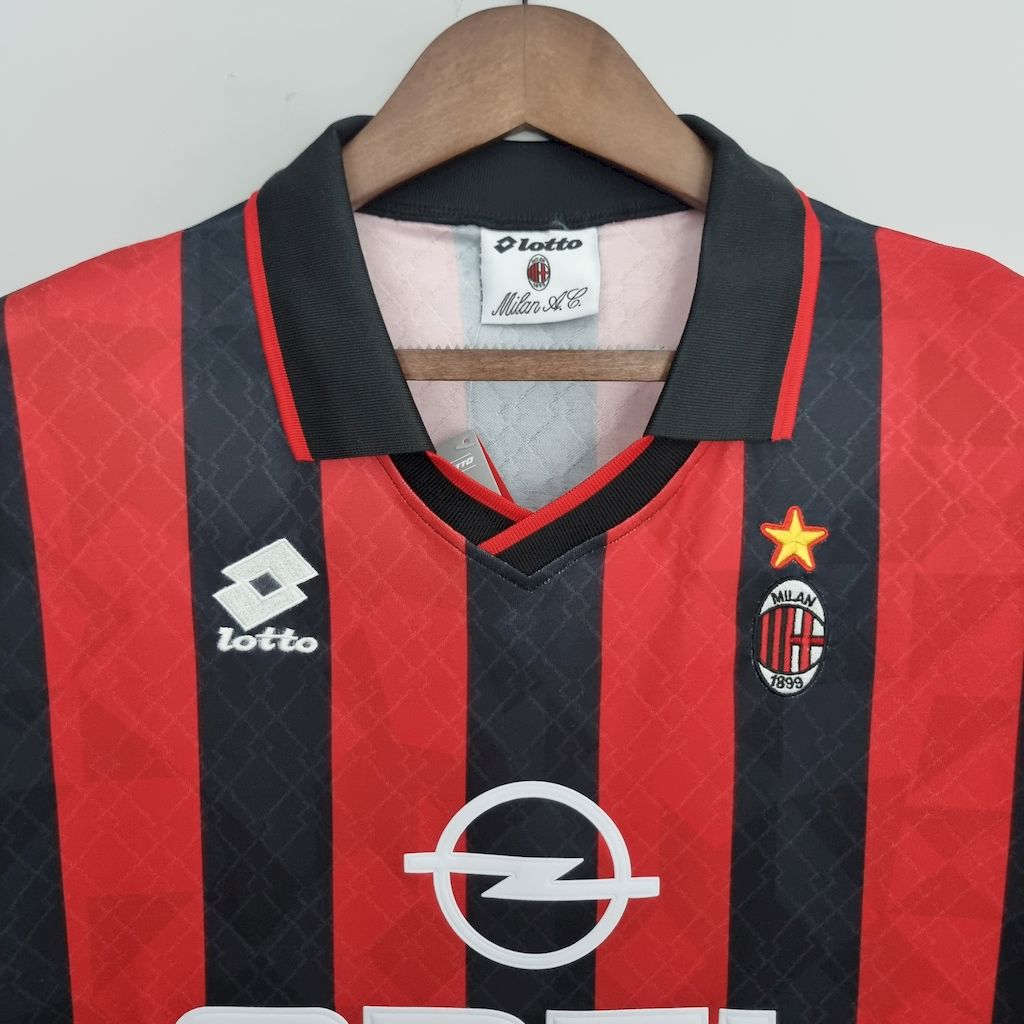 Camisa retrô do AC Milan 1995/96