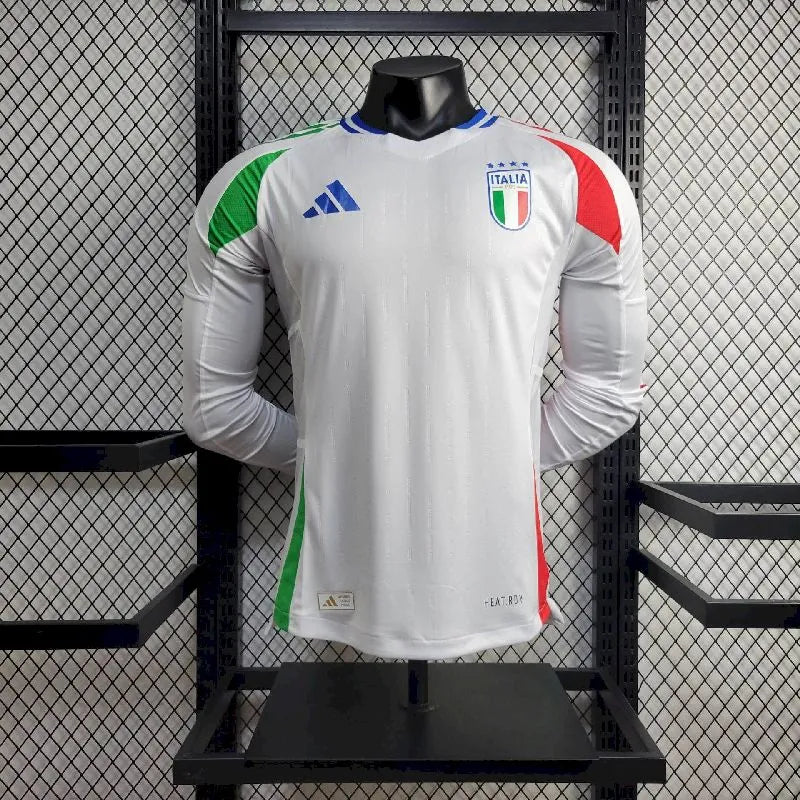 Camisa Itália Euro 2024/25 Away Manga Longa Versão Jogador