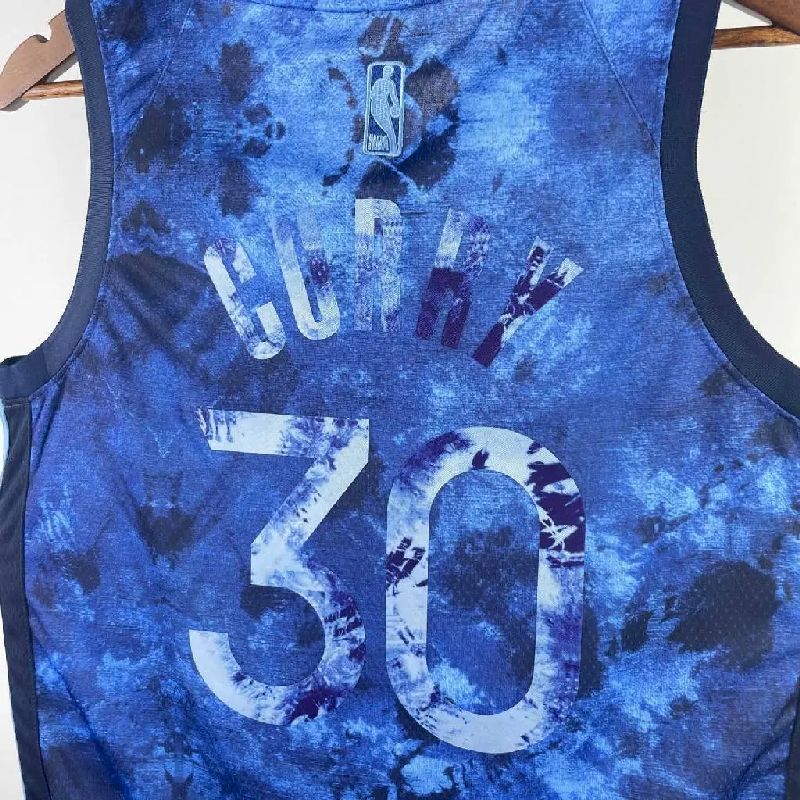 Camisa azul masculina Stephen Curry 2024