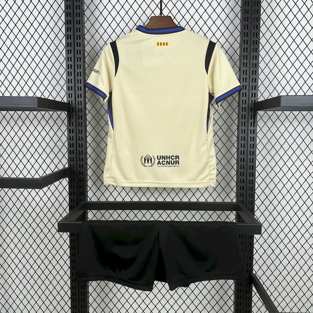 Barcelona 2025/26 Away Kids Kit