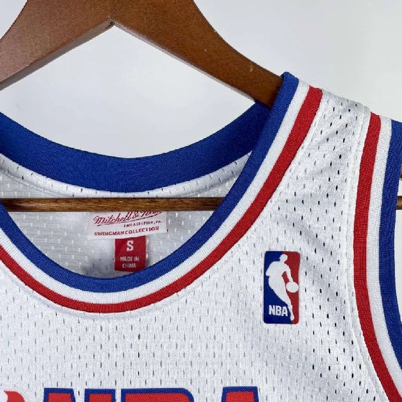 Camisa masculina Vince Carter All Star branca retrô de 2003