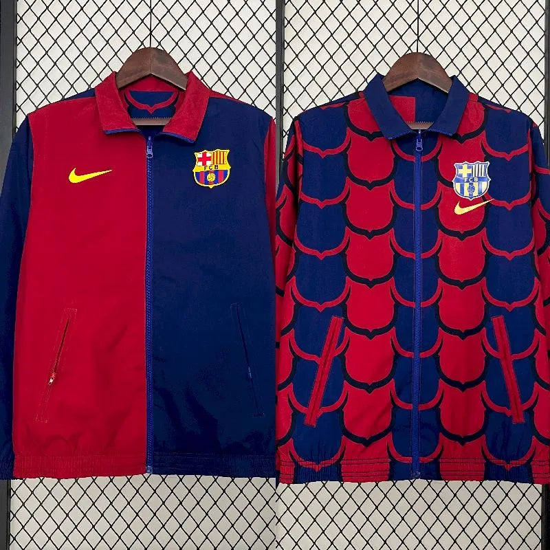 Corta-vento dupla face Barcelona 2024-25