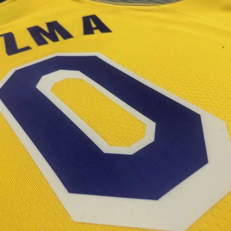 Men’s Kyle Kuzma Yellow Team Jersey – 75th Anniversary Edition