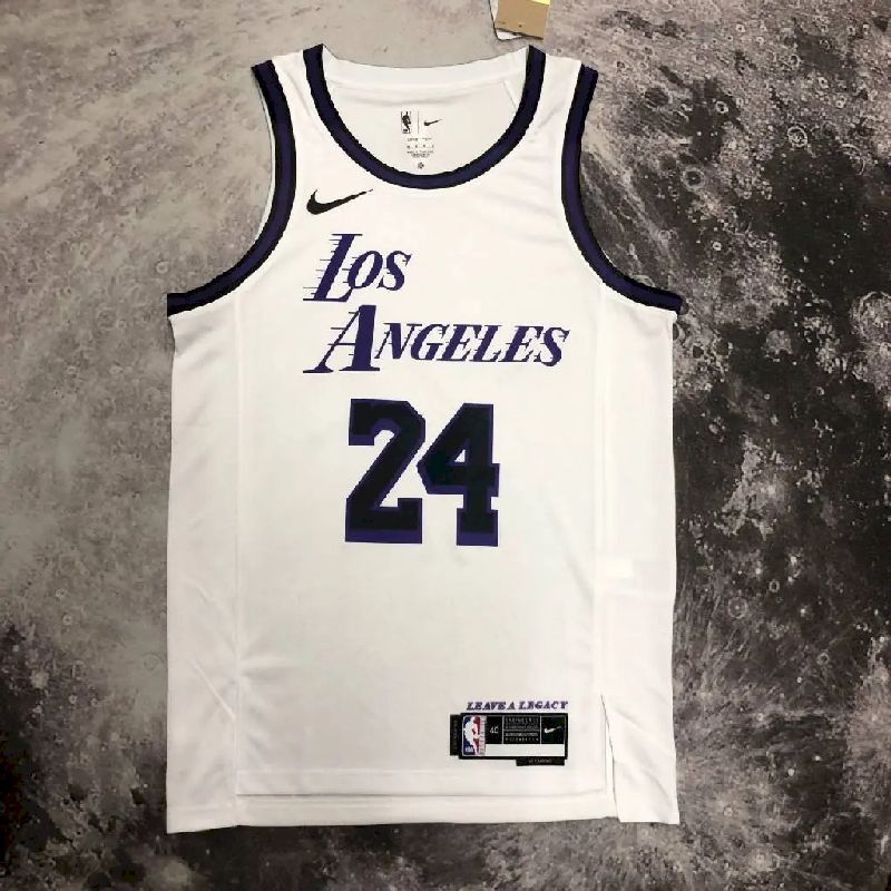 Men’s Kobe Bryant White Team Jersey – City Edition