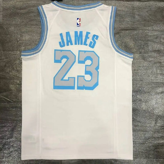Camisa LeBron James White Player Version Masculina – Edição City