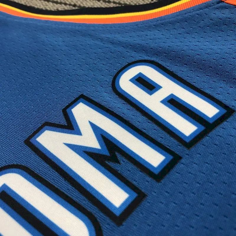 Camisa masculina Carmelo Anthony Swingman azul – Edição Icon
