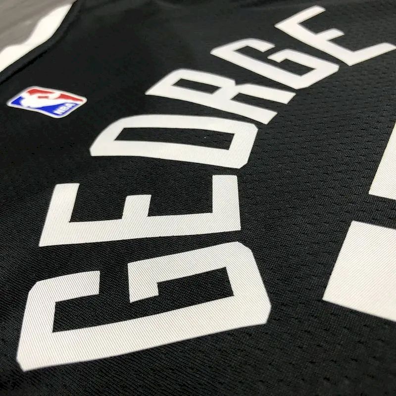 Men’s Paul George 2020-21 Black Swingman Player Version Jersey – City Edition