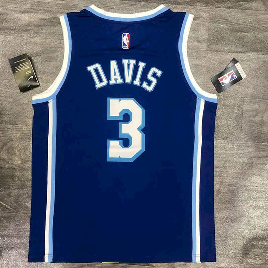 Camisa Anthony Davis Azul Masculina Versão Jogador – Edição Clássica Retro