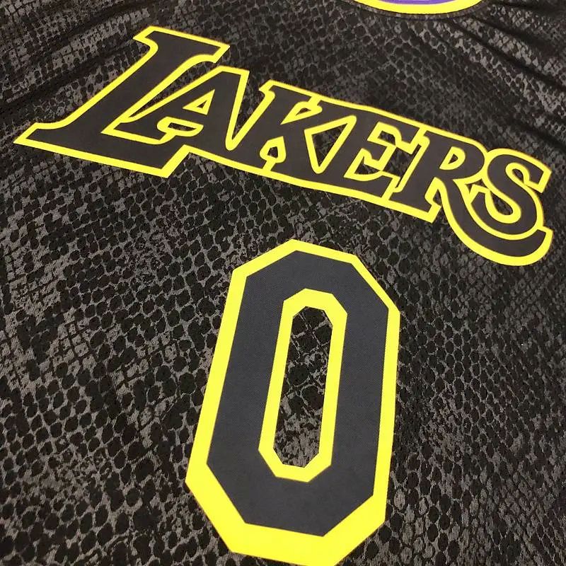 Camisa Kyle Kuzma Black Mamba versão jogador masculina