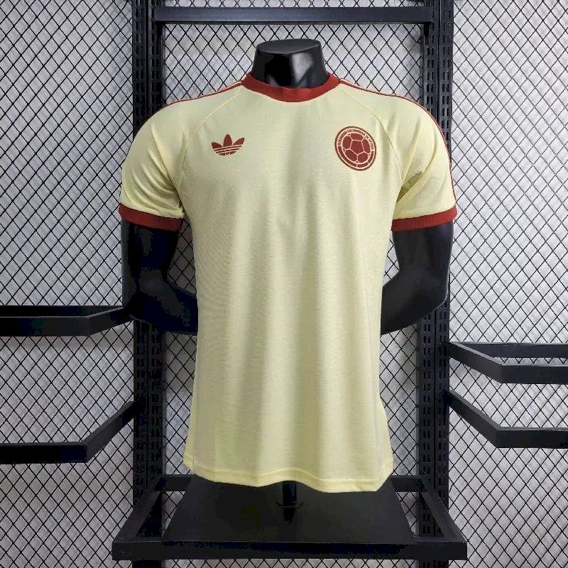 Camisa Colômbia 2024/25 3 Listras Versão Jogador