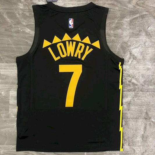 Camisa Masculina Kyle Lowry Preta Swingman Versão Jogador – Edição Cidade