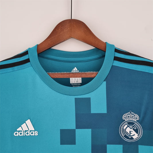 Camisa Retro Manga Longa Real Madrid 2017/18 Third