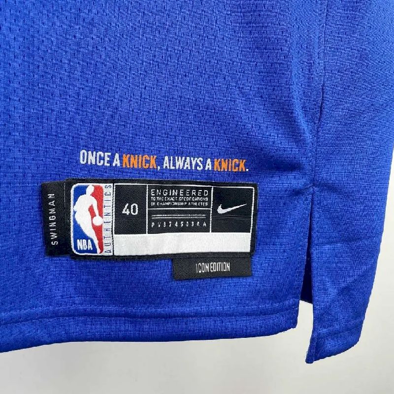 Men’s Carmelo Anthony Away Blue Team Jersey