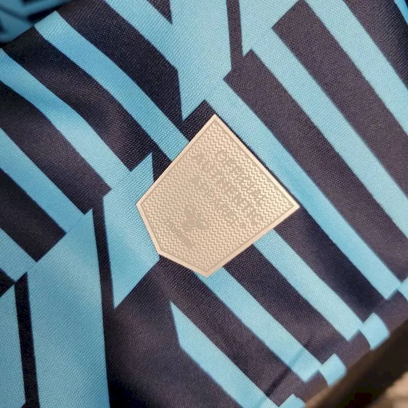 Camisa de treino pré-jogo da Dinamarca 2023/24