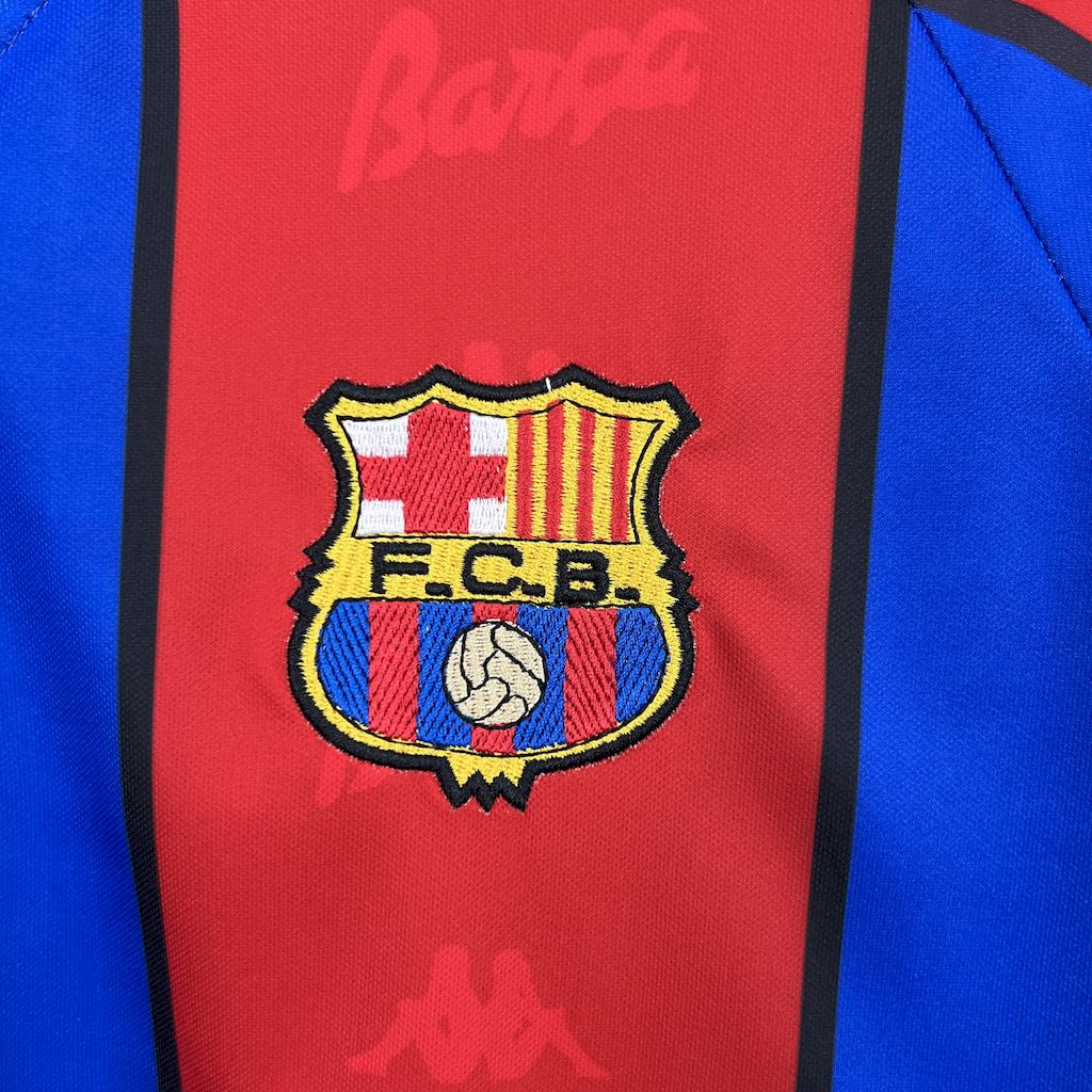 Barcelona 1995/97 Home Long Sleeves Retro Jersey