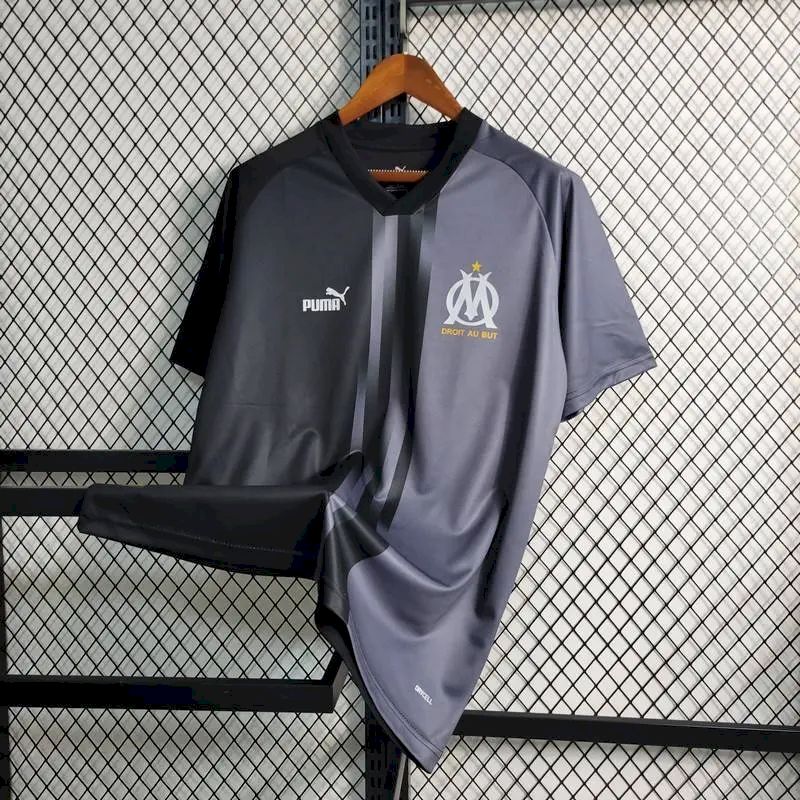 Olympique de Marseille 2023/24 Pre-Match Training Jersey Black
