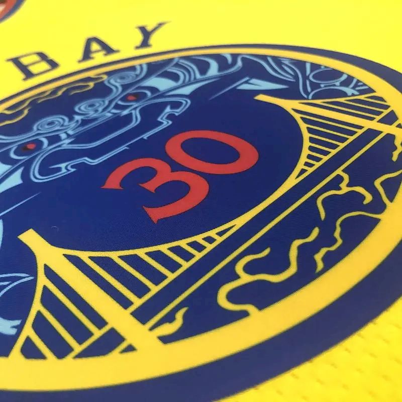 Men’s Stephen Curry Yellow Swingman Player Version Jersey – City Edition