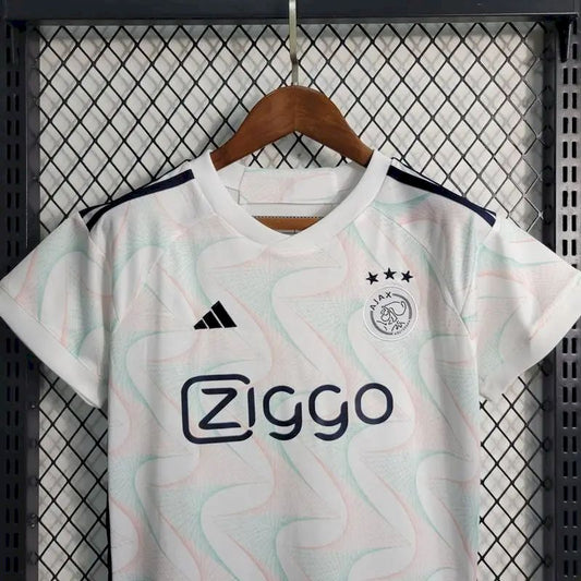 Uniforme reserva infantil do Ajax 2023/24