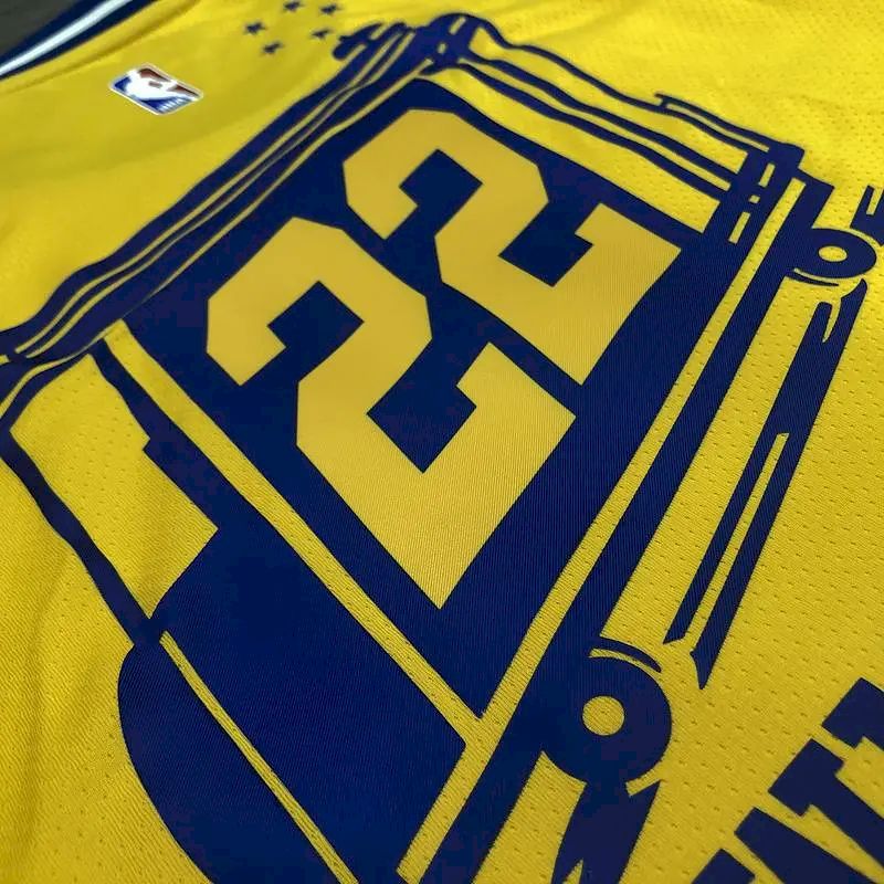 Andrew Wiggins Men’s Yellow Player Version Jersey – The City Classic Edition