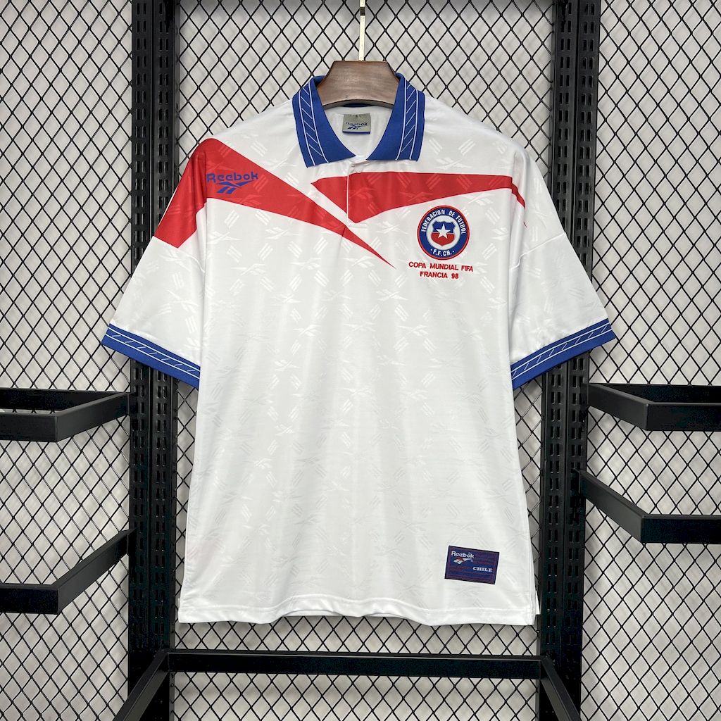 Camisa reserva retrô do Chile 1998