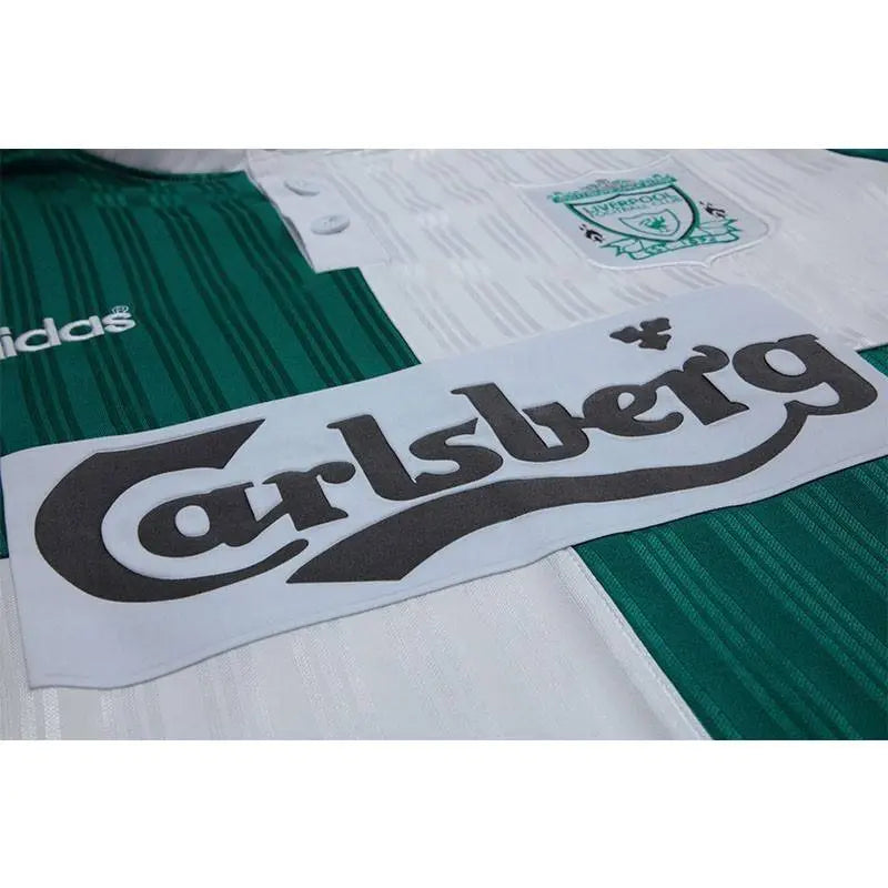 Camisa retrô reserva do Liverpool 1995/96