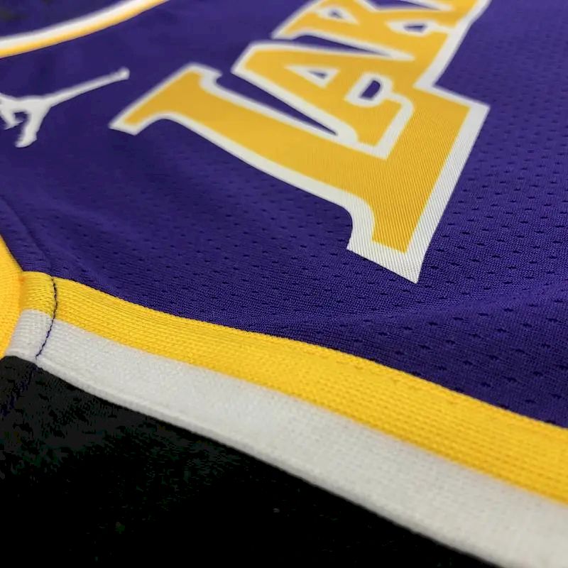 Camisa masculina Kobe Bryant 2020-21 roxa Swingman versão jogador – Edição Statement