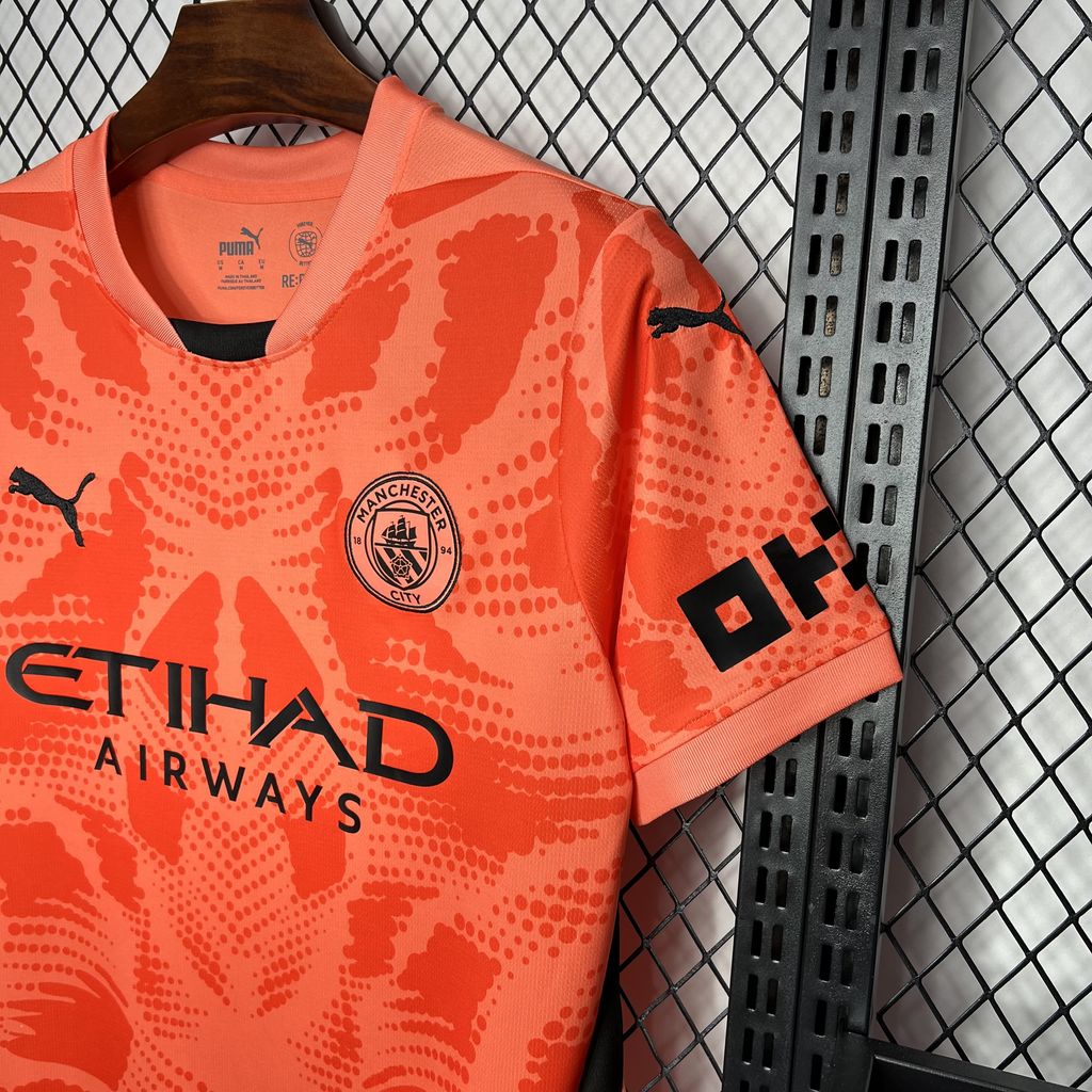 Manchester City 2024/25 Jersey Orange Color