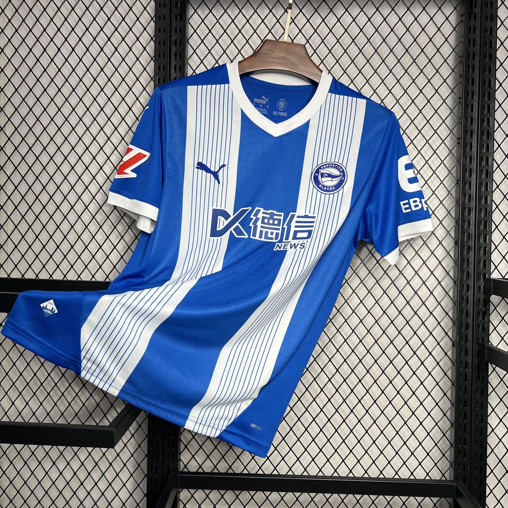 Camisa Home Deportivo Alavés 2024/25