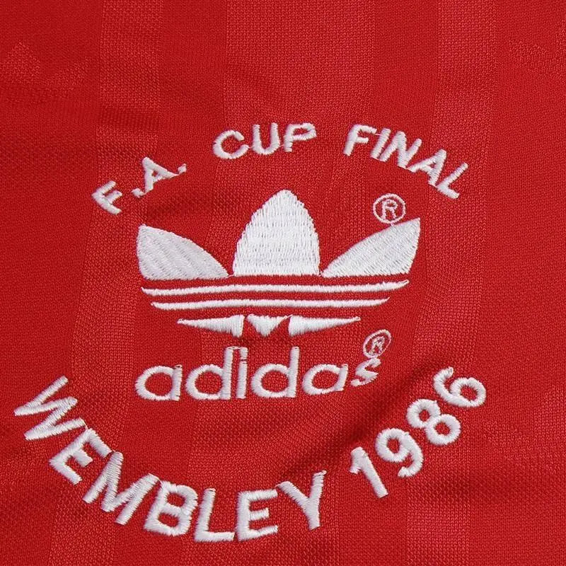 Camisa retrô do Liverpool 1985/86 Home FA Cup