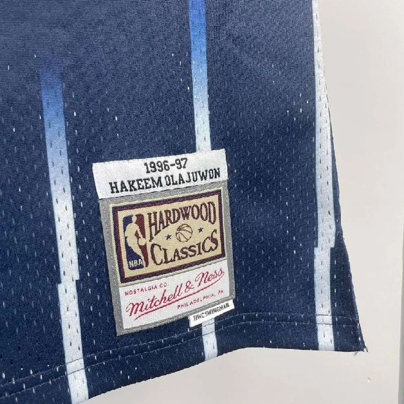 Camisa masculina M&N Hakeem Olajuwon retrô 1996/97
