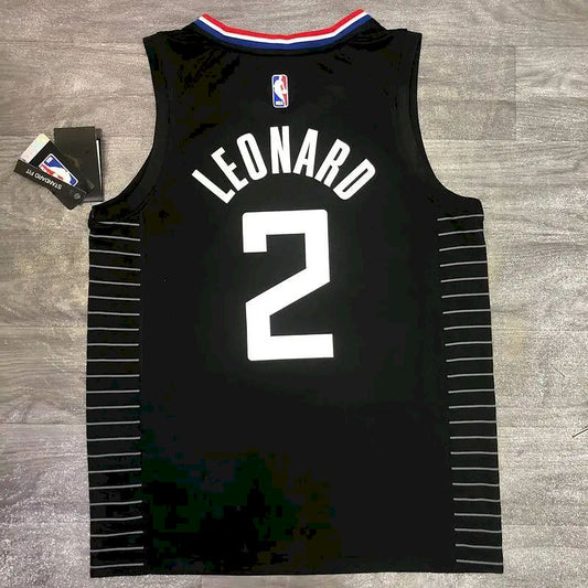 Camisa Kawhi Leonard Masculina Preta Versão Jogador – Edição Cidade