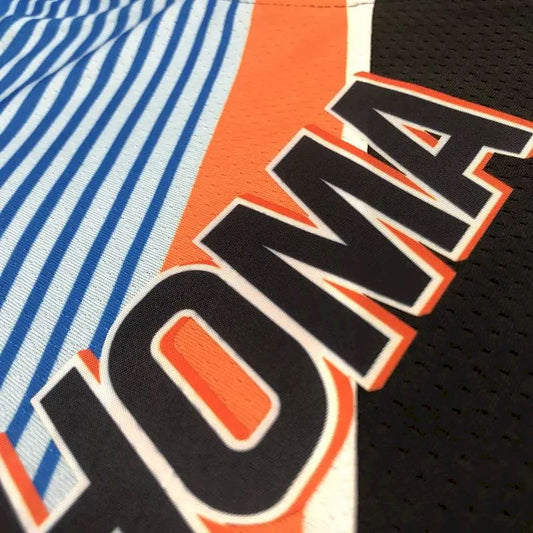 Camisa preta masculina Russell Westbrook Team – Edição City