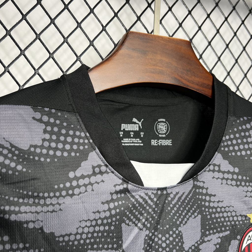 Ac Milan 2024/25 Goalkeeper Jersey Black