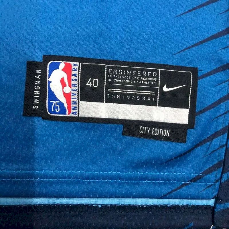 Camisa azul masculina D'Angelo Russell Team – Edição City