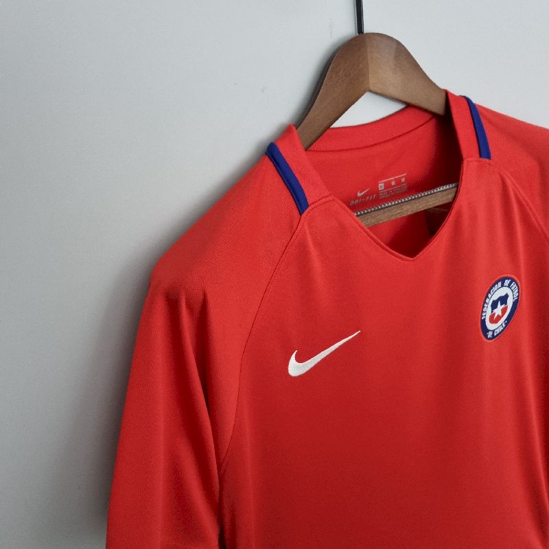 Camisa retrô titular do Chile 2016-17