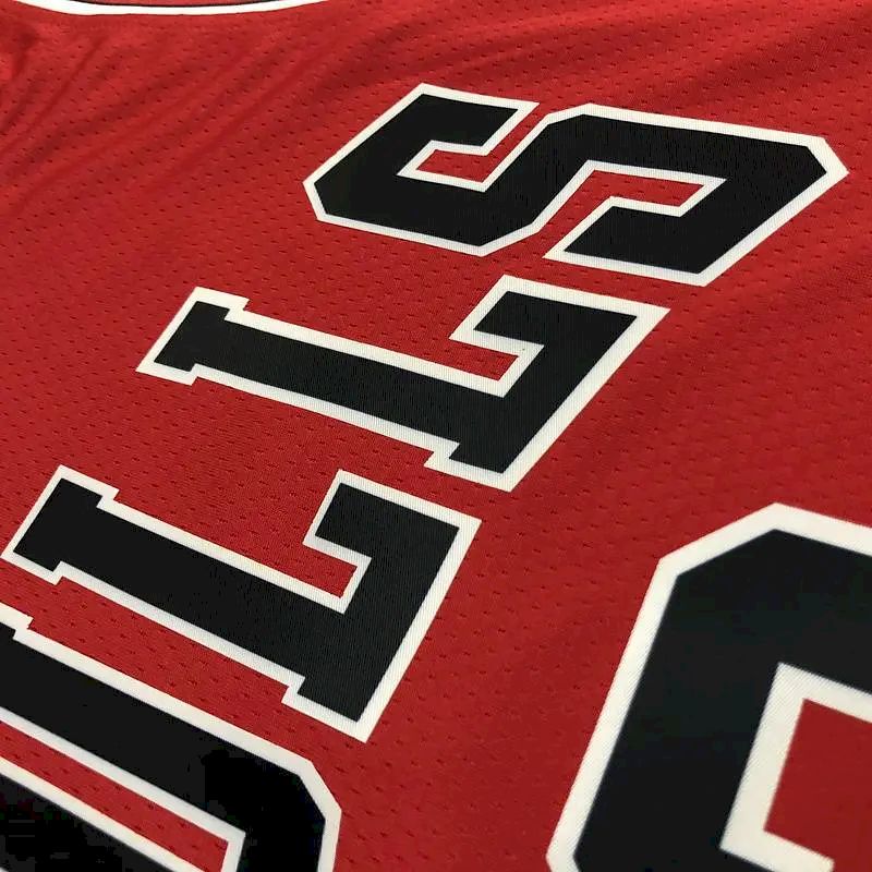 Camisa masculina vermelha Swingman da Lonzo Ball – Edição Icon