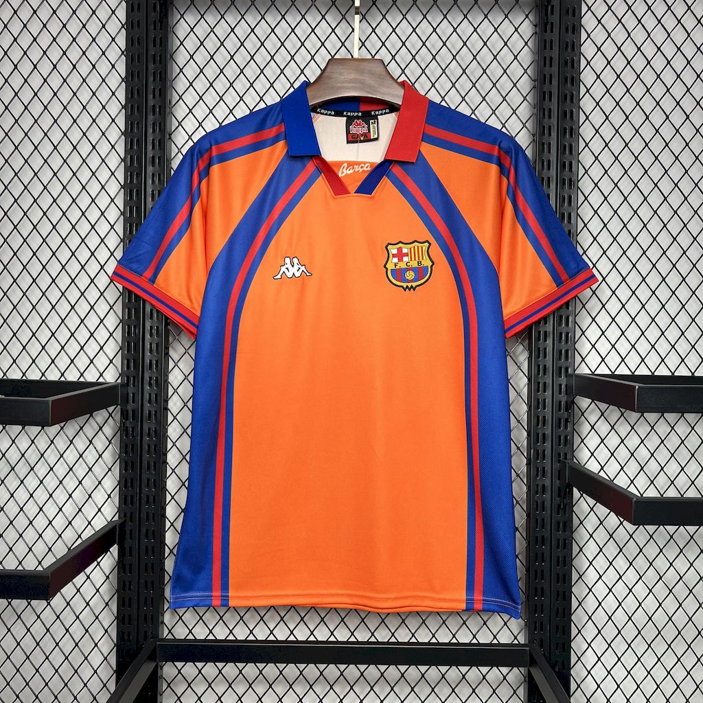 Camisa retrô alternativa do Barcelona 1997/98
