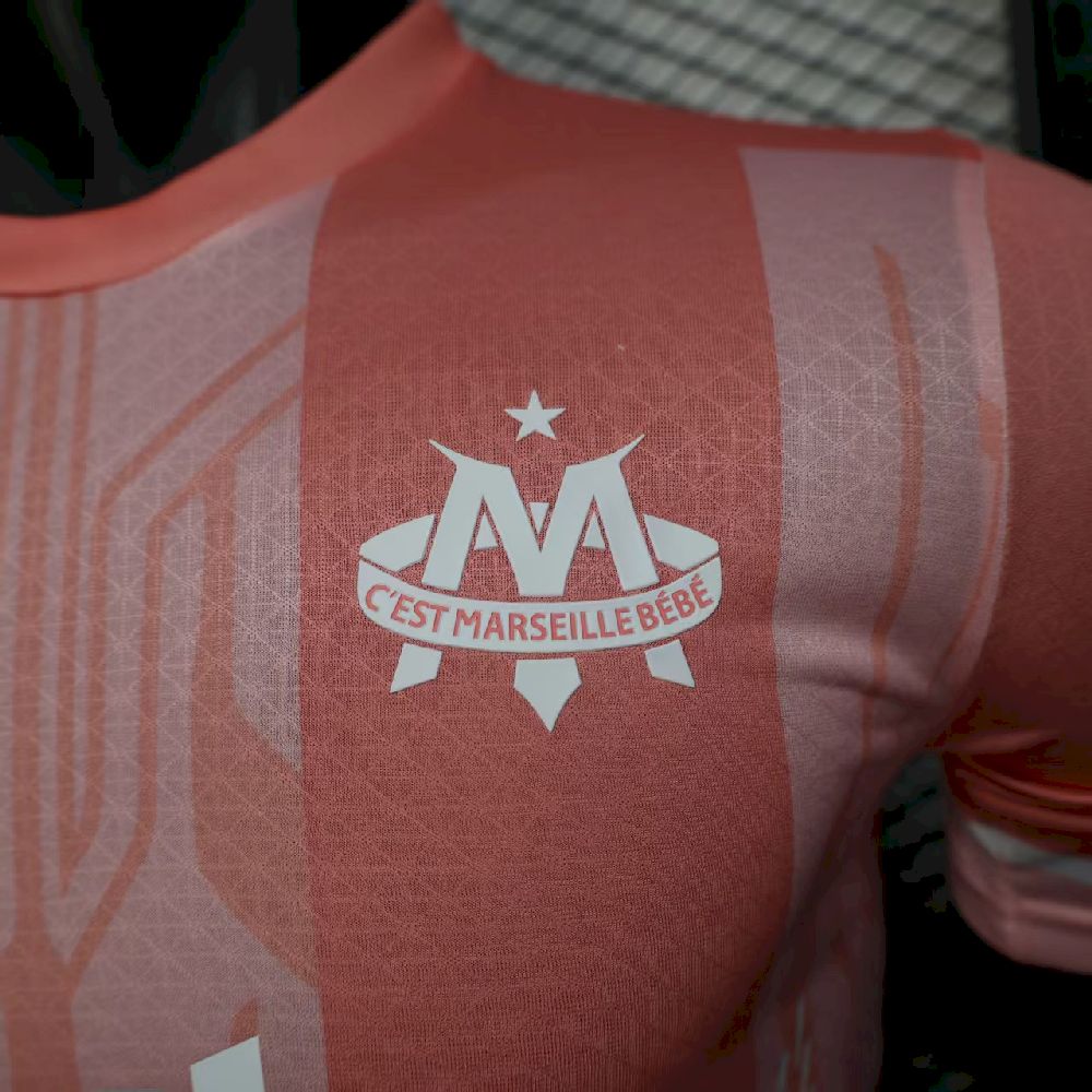Olympique de Marseille 2025/26 Pink Jersey Player Version