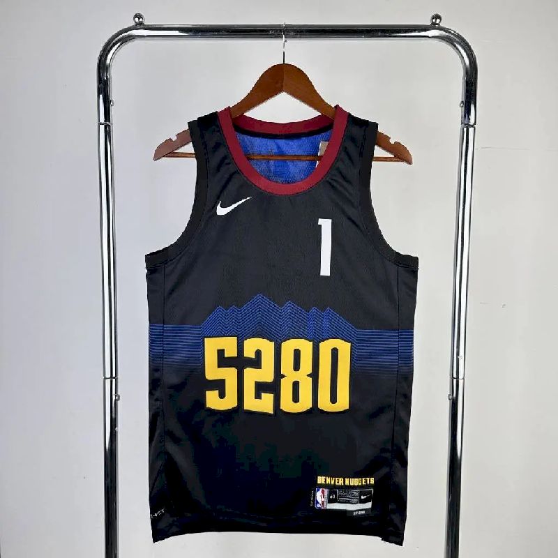 Denver Nuggets 2024/25 City Edition Black Color PORTER JR.#1